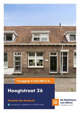 Brochure preview - Brochure Hoogtstraat 26 Hendrik-Ido-Ambacht.pdf