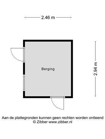 Hoogtstraat 26, 3341 XG Hendrik-Ido-Ambacht - Plattegrond Hoogtstraat 26 Hendrik Ido Ambacht Berging.jpg