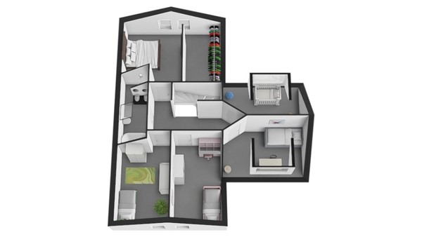 Burgemeester van der Lelystraat 3A, 4285 BH Woudrichem - Plattegrond 3d verdieping.jpg