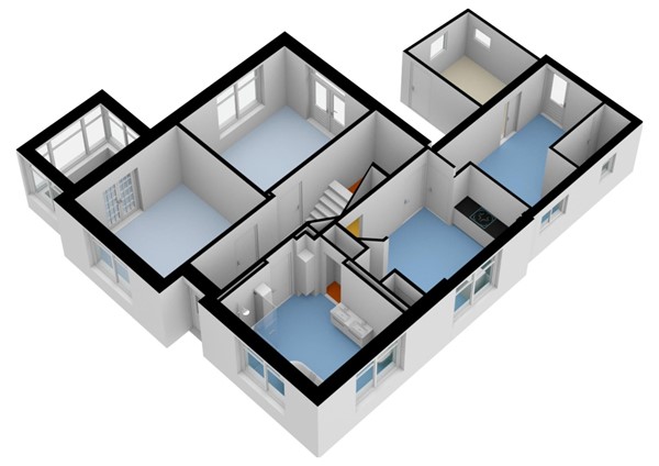 Nieuwstraat 6, 5305 ED Zuilichem - Plattegrond 3D Nieuwstraat 6 Zuilichem Begane grond.jpg
