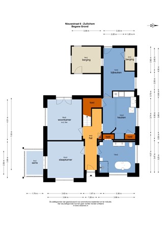 Nieuwstraat 6, 5305 ED Zuilichem - Plattegrond Nieuwstraat 6 Zuilichem Begane grond.jpg