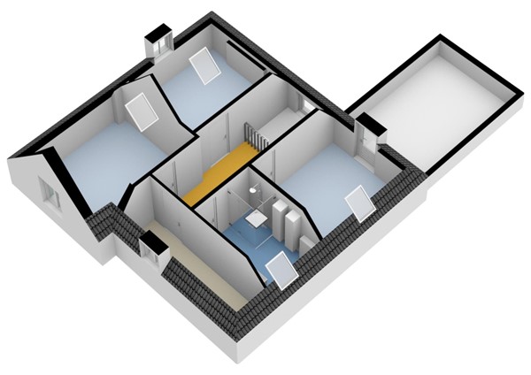 Nieuwstraat 6, 5305 ED Zuilichem - Plattegrond 3D Nieuwstraat 6 Zuilichem Verdieping.jpg