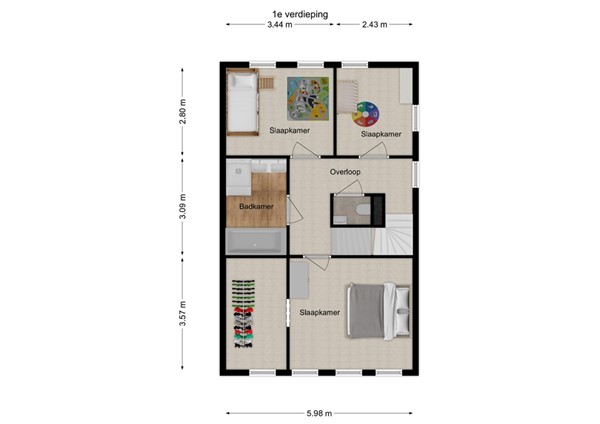 Koetshuislaan 68, 5146 BC Waalwijk - 2 - Plattegrond EV.jpg