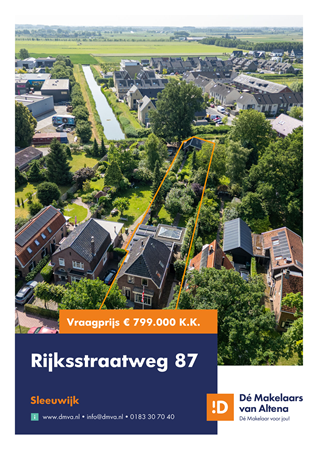 Brochure preview - Brochure Rijksstraatweg 87 Sleeuwijk.pdf