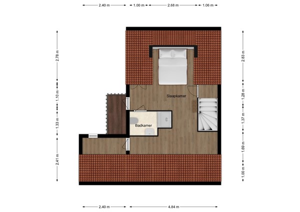 Veense Put 50, 4264 AL Veen - Plattegrond verdieping.jpg