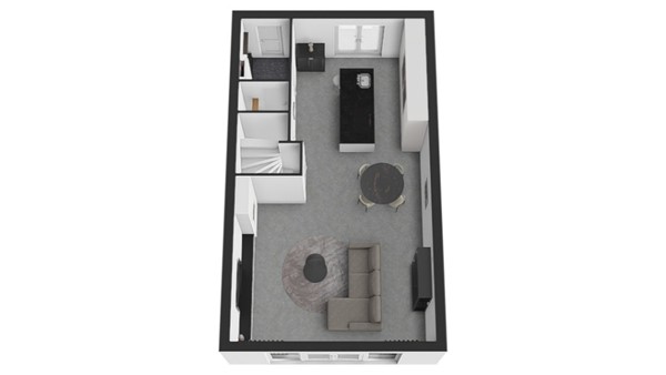 Boomgaard 37, 4255 JR Nieuwendijk - Plattegrond 3D begane grond.jpg