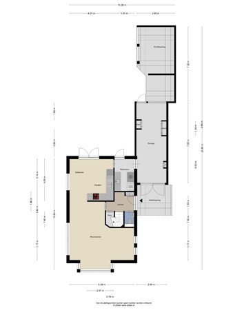 Weteringshof 1, 4265 JV Genderen - Plattegrond begane grond.jpg