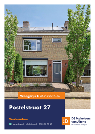 Brochure preview - Brochure Postelstraat 27 Werkendam.pdf