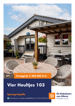 Brochure preview - Vier Heultjes 103, 5161 PW SPRANG-CAPELLE (1)