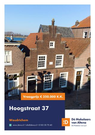 Brochure preview - Brochure Hoogstraat 37 Woudrichem.pdf
