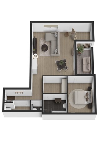 Veldstraat 16A11, 4261 TB Wijk en Aalburg - Plattegrond 3D Veldstraat 16a-11 Wijk en Aalburg.jpg