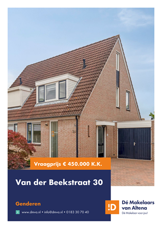Brochure preview - Brochure Van der Beekstraat 30 Genderen.pdf