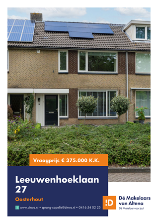Brochure preview - Van Leeuwenhoeklaan 27, 4904 KN OOSTERHOUT (1)