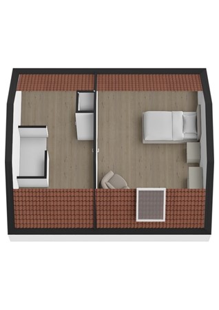 Schoolstraat 13, 4254 AK Sleeuwijk - Plattegrond 3D Schoolstraat 13 Sleeuwijk Zolder.jpg