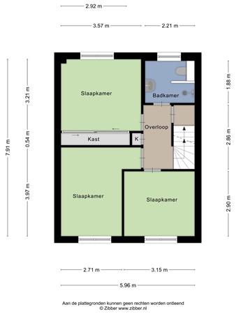 Van der Duyn van Maasdamstraat 13, 4286 BE Almkerk - Plattegrond Van der Duyn van Maasdamstraat 13 Almkerk Verdieping.jpg