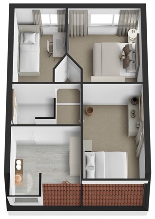 Korn 52, 4271 BR Dussen - Plattegrond 3D Korn 52 Dussen Verdieping.jpg
