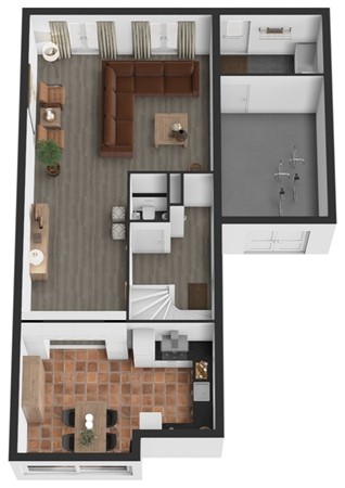 Broeksehof 13, 4269 VK Babyloniënbroek - Plattegrond 3D Broeksehof 13 Babylonienbroek Begane grond.jpg