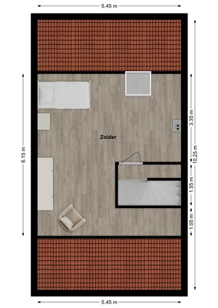 Broeksehof 13, 4269 VK Babyloniënbroek - Plattegrond Broeksehof 13 Babylonienbroek Zolder.jpg