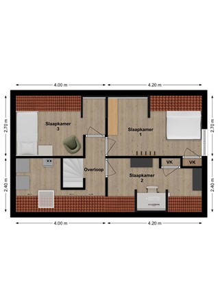 Leerthouwerstraat 13, 4931 CX Geertruidenberg - Plattegrond Leerthouwerstraat 13 Geertruidenberg Verdieping.jpg