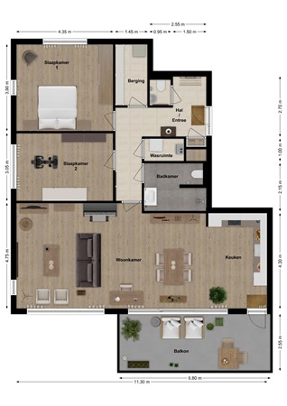 Markt 7, 4261 DC Wijk en Aalburg - Plattegrond Markt 7 Wijk en Aalburg.jpg