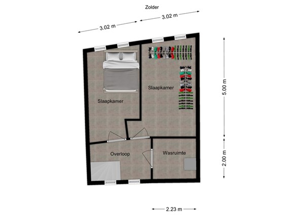 Mostheuvelstraat 87, 5045 DP Tilburg - 3 - Plattegrond Z.jpg