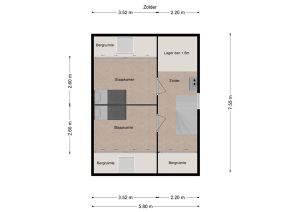 Roek 23, 5161 SM Sprang-Capelle - 3 - Plattegrond Z.jpg