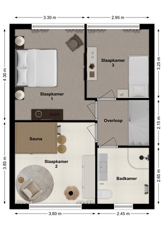 Guldenaerde 49, 4283 HD Giessen - Plattegrond Guldenaerde 49 Giessen Verdieping.jpg