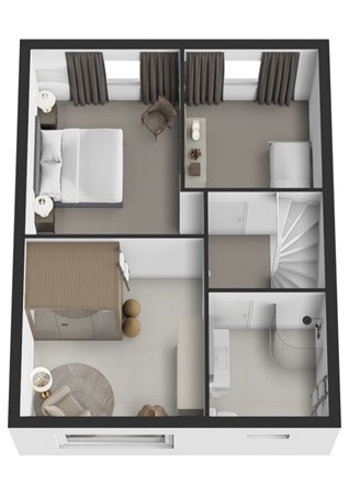 Guldenaerde 49, 4283 HD Giessen - Plattegrond 3D Guldenaerde 49 Giessen Verdieping.jpg