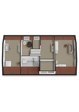 Kurenpolderweg 5, 4273 LA Hank - Plattegrond 3D Kurenpolderweg 5 Hank Verdieping.jpg