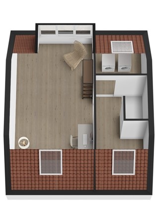 Hoefstraat 44, 4265 HV Genderen - Plattegrond 3D Hoefstraat 44 Genderen Zolder.jpg