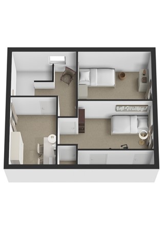 Burgstraat 52, 4283 GH Giessen - Plattegrond 3D Burgstraat 52 Giessen Verdieping.jpg