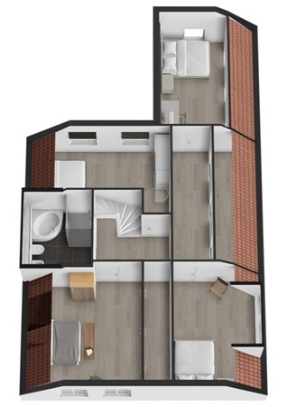 Stoep 1, 4284 VD Rijswijk - Plattegrond 3D Stoep 1 Rijswijk NB Verdieping.jpg