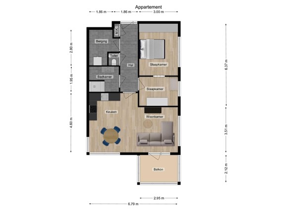 Christinestraat 31, 5161 XB Sprang-Capelle - 1 - Plattegrond.jpg