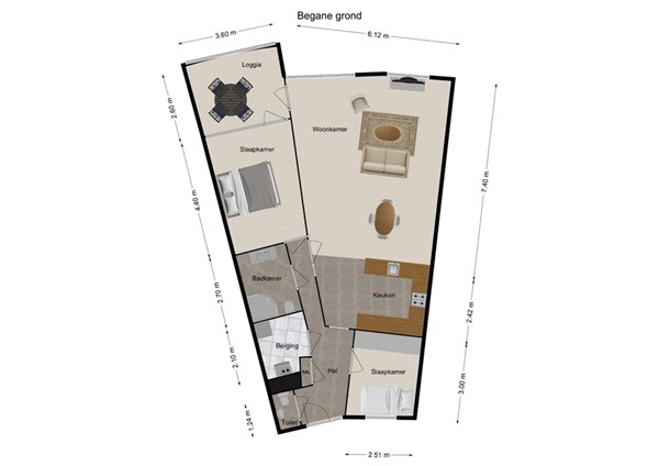Hendrikus Chabotstraat 98, 5161 EK Sprang-Capelle - 1 - Plattegrond.jpg