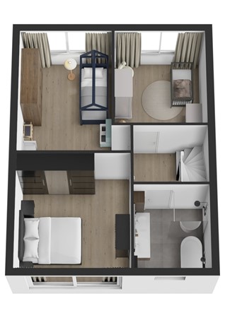 Almweg 5, 4284 VG Rijswijk (Nb) - Plattegrond 3D Almweg 5 Rijswijk NB Verdieping.jpg