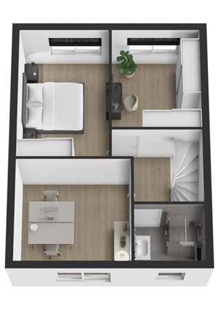 Donkerstraat 12, 5308 KB Aalst - Plattegrond 3D Donkerstraat 12 Aalst Verdieping.jpg