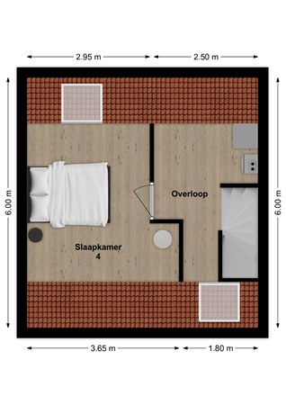 Donkerstraat 12, 5308 KB Aalst - Plattegrond Donkerstraat 12 Aalst Zolder.jpg