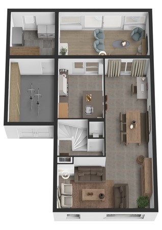 Bereklauw 1, 4251 KP Werkendam - Plattegrond 3D Bereklauw 1 Werkendam Begane grond.jpg