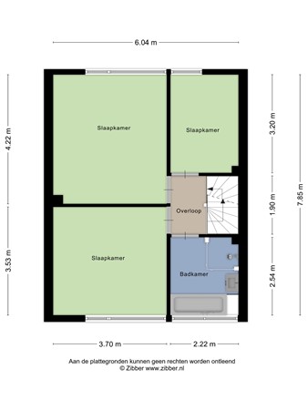 Juliana van Stolbergstraat 69, 4264 SV Veen - Plattegrond Juliana van Stolbergstraat 69 Veen Verdieping.jpg