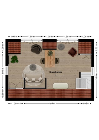 Dorpsstraat 60, 4271 AD Dussen - Plattegrond Dorpsstraat 60 Dussen Verdieping.jpg