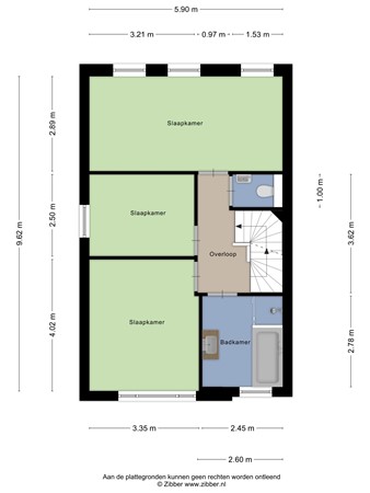 De Klompenmaker 15, 4284 VZ Rijswijk (Nb) - Plattegrond De Klompenmaker 15 Rijswijk NB Verdieping.jpg