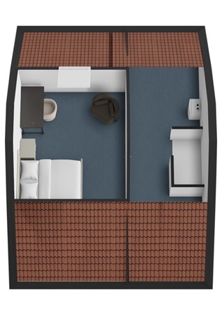 Wethouder de Joodestraat 41, 4285 CC Woudrichem - Plattegrond 3D Wethouder de Joodestraat 41 Woudrichem Zolder.jpg