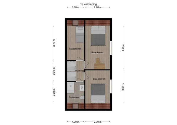 Turfvaert 14, 5171 MG Kaatsheuvel - 2 - Plattegrond EV.jpg