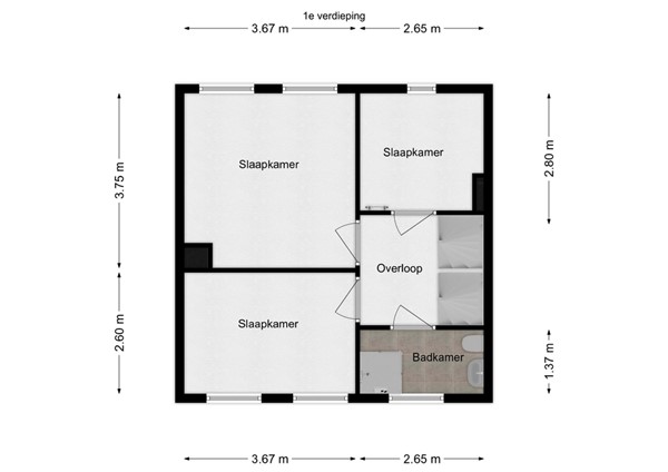 Langendijkstraat 7, 5171 EN Kaatsheuvel - 20 - Plattegrond EV.jpg