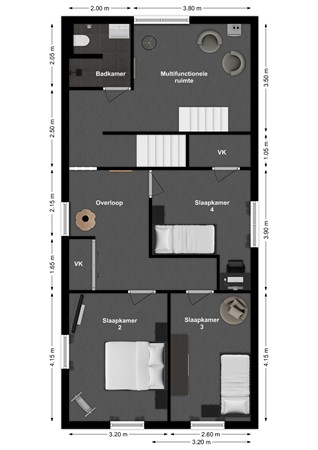 Oegemastraat 25, 4265 HM Genderen - Plattegrond Oegemastraat 25 Genderen Verdieping.jpg