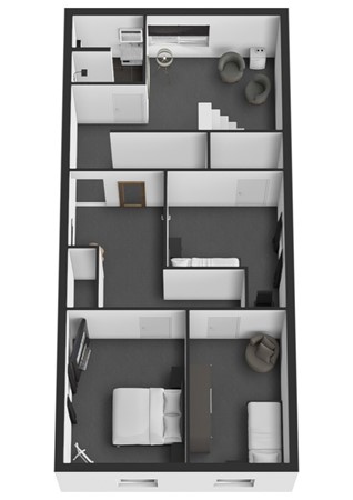 Oegemastraat 25, 4265 HM Genderen - Plattegrond 3D Oegemastraat 25 Genderen Verdieping.jpg