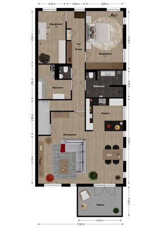 Nieuwe Es 57, 4254 AW Sleeuwijk - Plattegrond Nieuwe Es 57 Sleeuwijk Begane grond.jpg