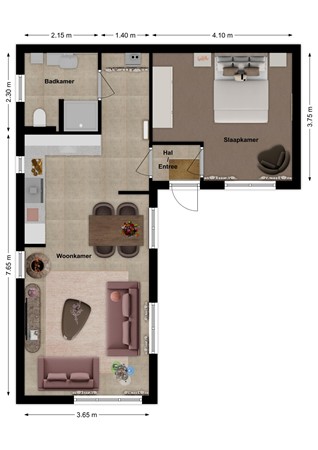 Veense Put 15A, 4264 AL Veen - Plattegrond Veense Put 15a Veen.jpg