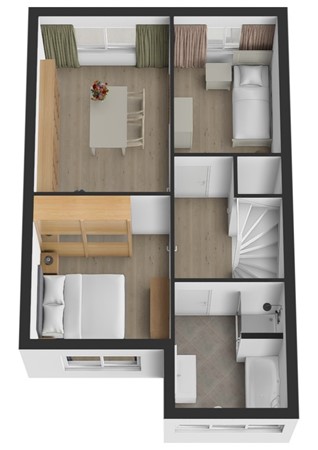 Van Hogendorpstraat 15, 4286 BJ Almkerk - Plattegrond 3D Van Hogendorpstraat 15 Almkerk Verdieping.jpg