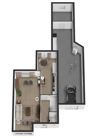 Hoefstraat 6, 4265 HV Genderen - Plattegrond 3D Hoefstraat 6 Genderen.jpg